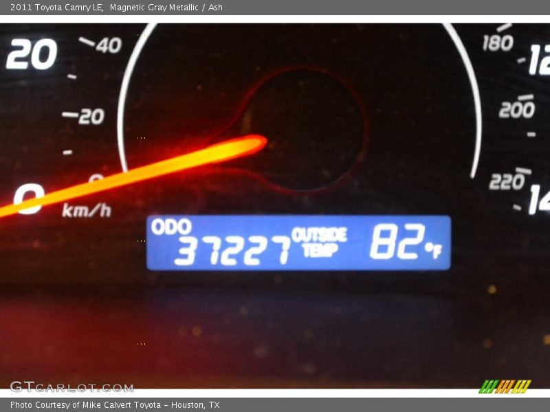 Magnetic Gray Metallic / Ash 2011 Toyota Camry LE