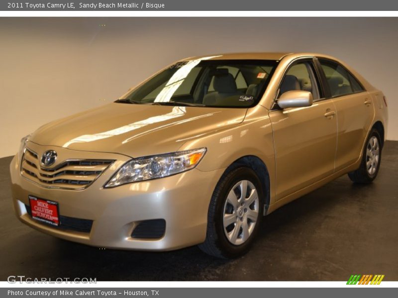 Sandy Beach Metallic / Bisque 2011 Toyota Camry LE