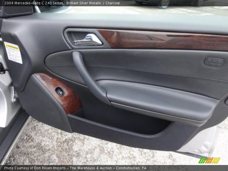 Brilliant Silver Metallic / Charcoal 2004 Mercedes-Benz C 240 Sedan