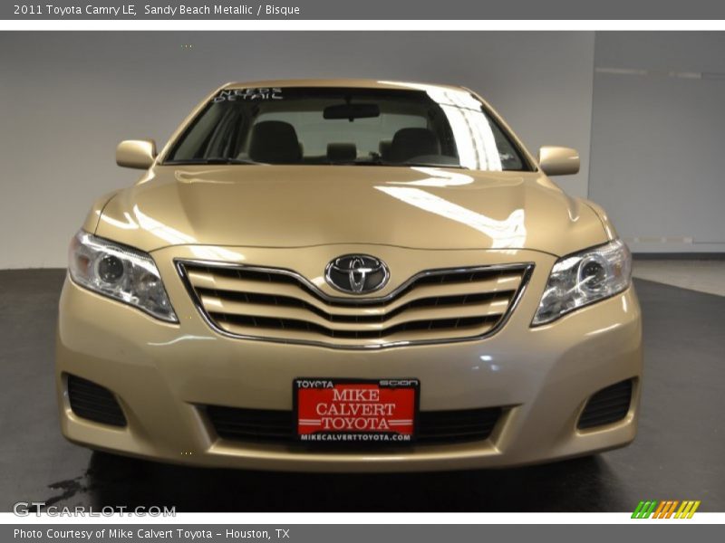 Sandy Beach Metallic / Bisque 2011 Toyota Camry LE