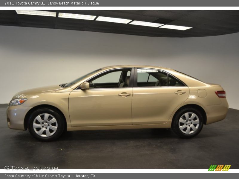 Sandy Beach Metallic / Bisque 2011 Toyota Camry LE