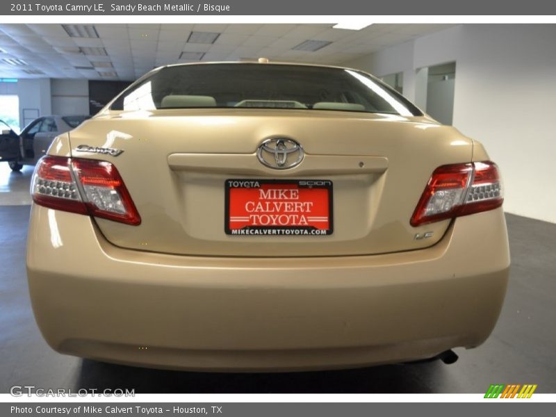 Sandy Beach Metallic / Bisque 2011 Toyota Camry LE