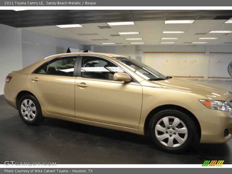 Sandy Beach Metallic / Bisque 2011 Toyota Camry LE