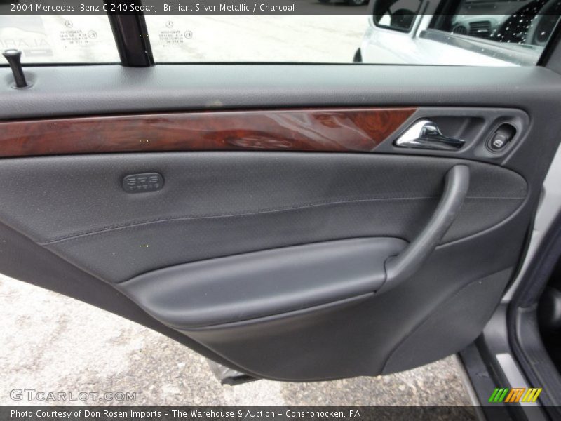 Brilliant Silver Metallic / Charcoal 2004 Mercedes-Benz C 240 Sedan