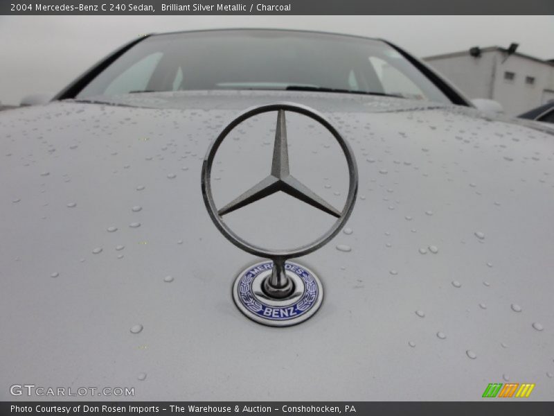 Brilliant Silver Metallic / Charcoal 2004 Mercedes-Benz C 240 Sedan