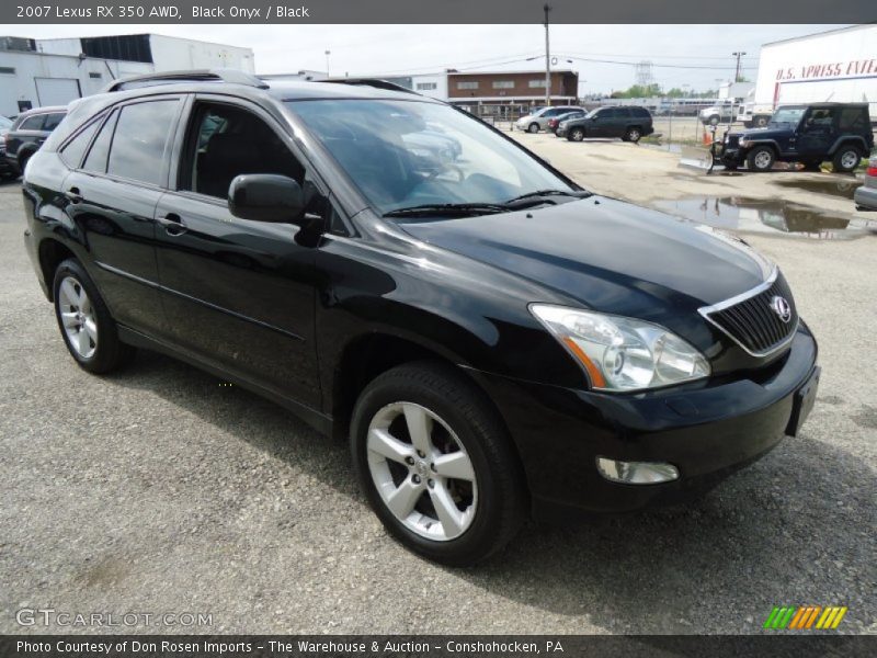 Black Onyx / Black 2007 Lexus RX 350 AWD