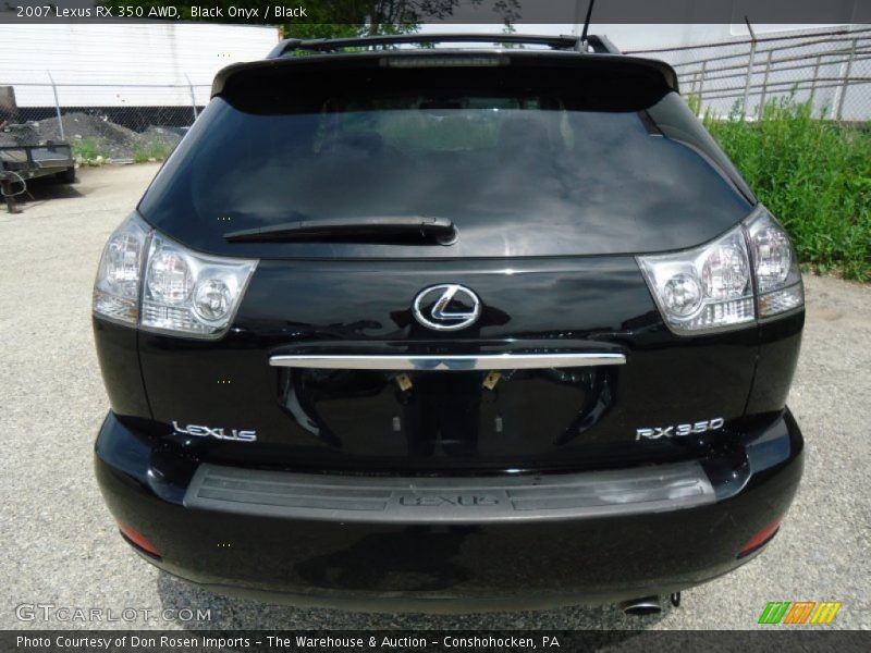 Black Onyx / Black 2007 Lexus RX 350 AWD