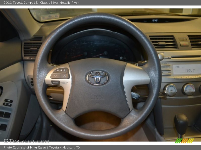 Classic Silver Metallic / Ash 2011 Toyota Camry LE