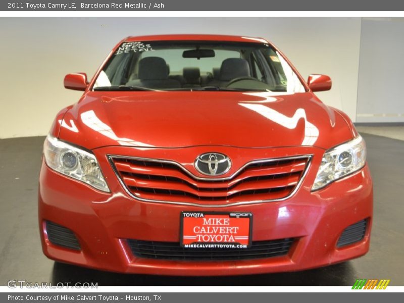 Barcelona Red Metallic / Ash 2011 Toyota Camry LE