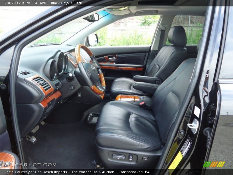 Black Onyx / Black 2007 Lexus RX 350 AWD