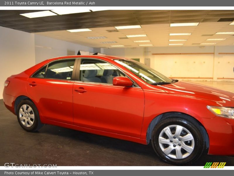 Barcelona Red Metallic / Ash 2011 Toyota Camry LE