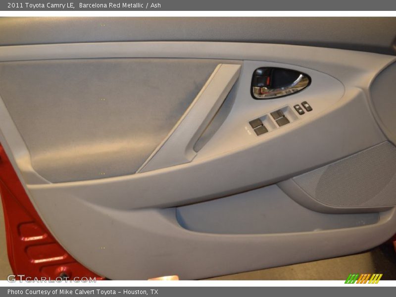 Barcelona Red Metallic / Ash 2011 Toyota Camry LE