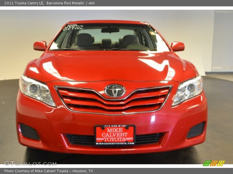 Barcelona Red Metallic / Ash 2011 Toyota Camry LE