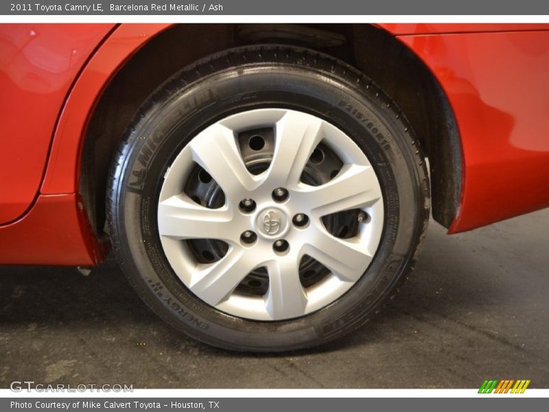 Barcelona Red Metallic / Ash 2011 Toyota Camry LE