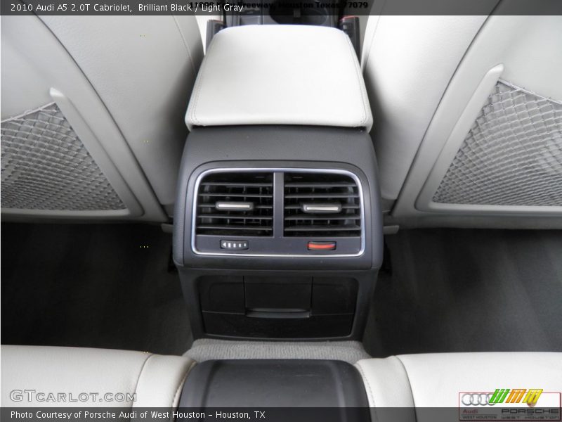 Brilliant Black / Light Gray 2010 Audi A5 2.0T Cabriolet