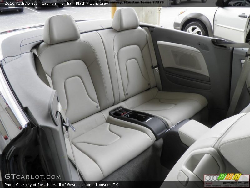 Brilliant Black / Light Gray 2010 Audi A5 2.0T Cabriolet