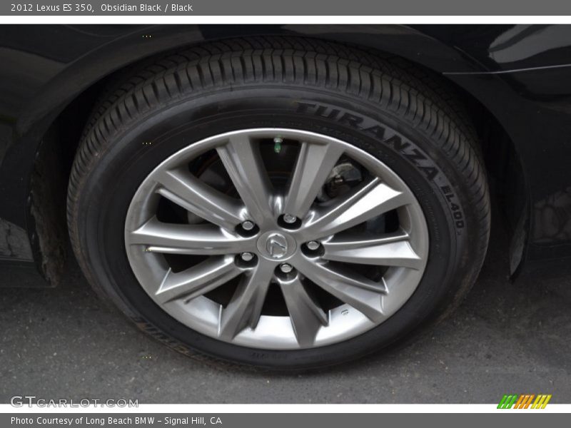 Obsidian Black / Black 2012 Lexus ES 350