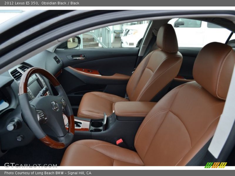 Obsidian Black / Black 2012 Lexus ES 350