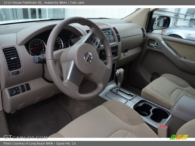 Avalanche White / Cafe Latte 2010 Nissan Pathfinder SE