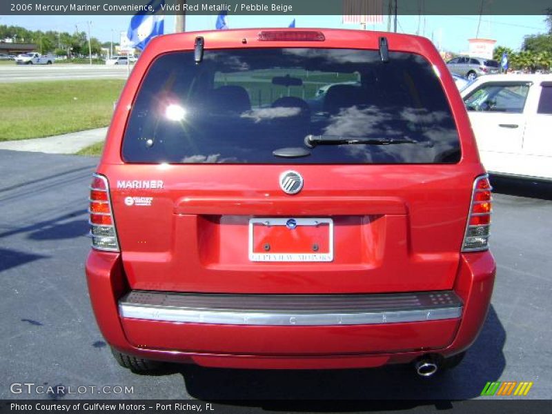 Vivid Red Metallic / Pebble Beige 2006 Mercury Mariner Convenience