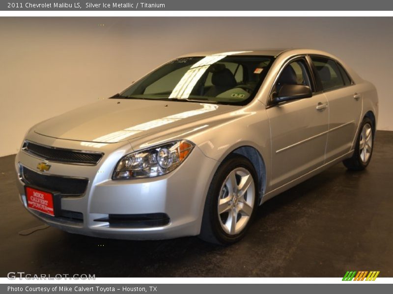 Silver Ice Metallic / Titanium 2011 Chevrolet Malibu LS