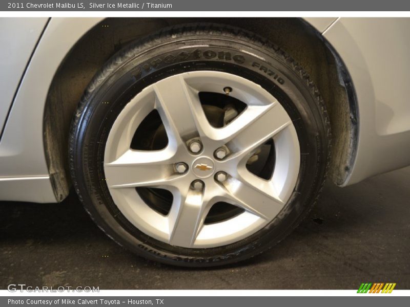 Silver Ice Metallic / Titanium 2011 Chevrolet Malibu LS