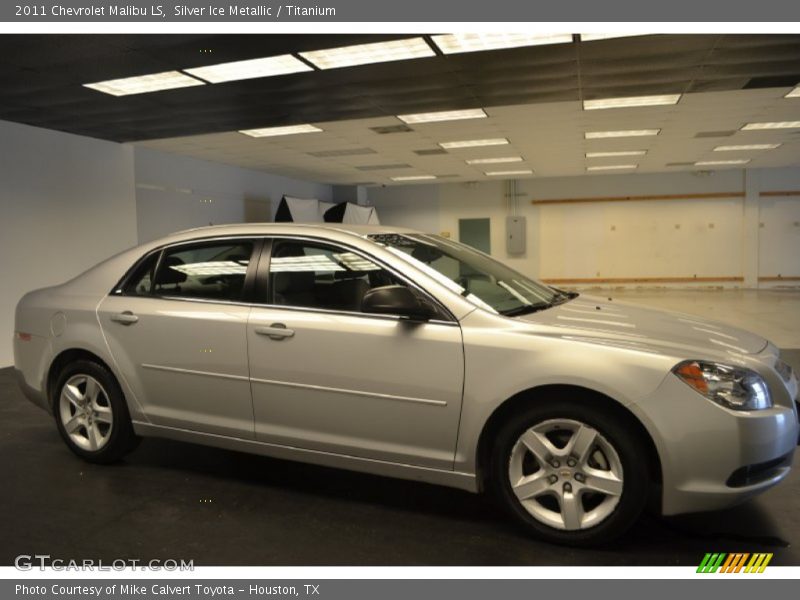 Silver Ice Metallic / Titanium 2011 Chevrolet Malibu LS