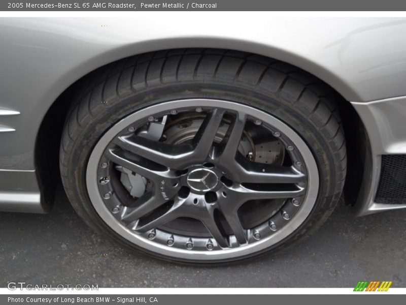 Pewter Metallic / Charcoal 2005 Mercedes-Benz SL 65 AMG Roadster