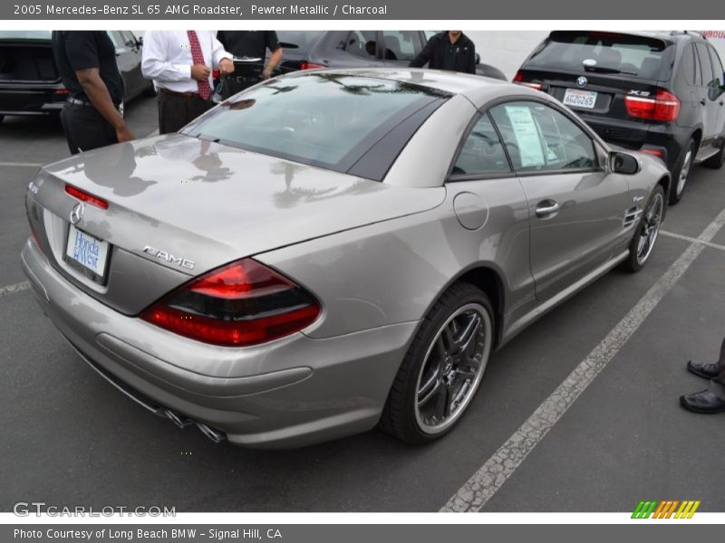 Pewter Metallic / Charcoal 2005 Mercedes-Benz SL 65 AMG Roadster