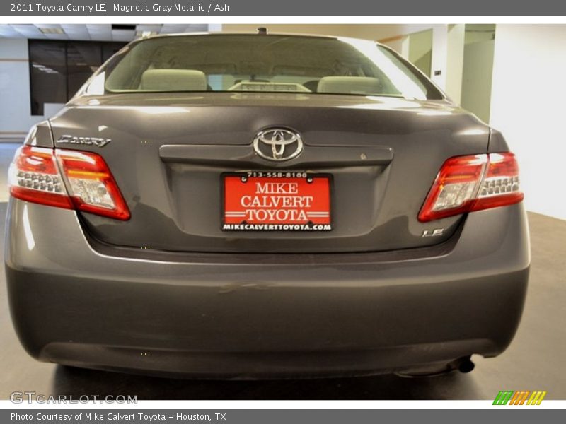 Magnetic Gray Metallic / Ash 2011 Toyota Camry LE