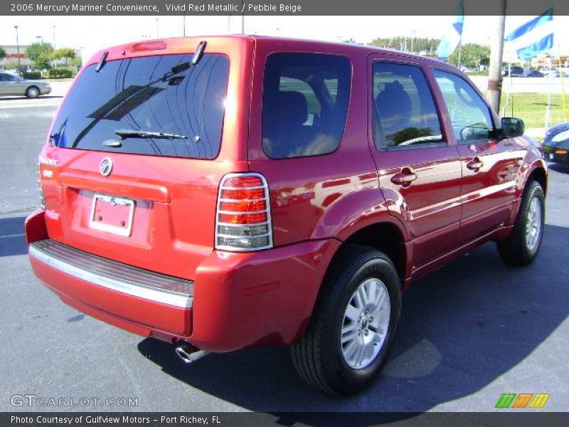 Vivid Red Metallic / Pebble Beige 2006 Mercury Mariner Convenience