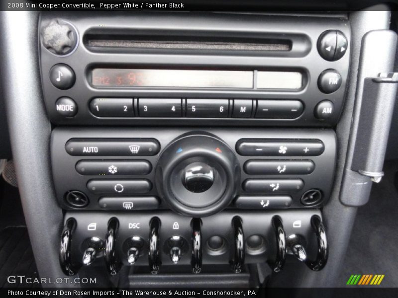 Pepper White / Panther Black 2008 Mini Cooper Convertible
