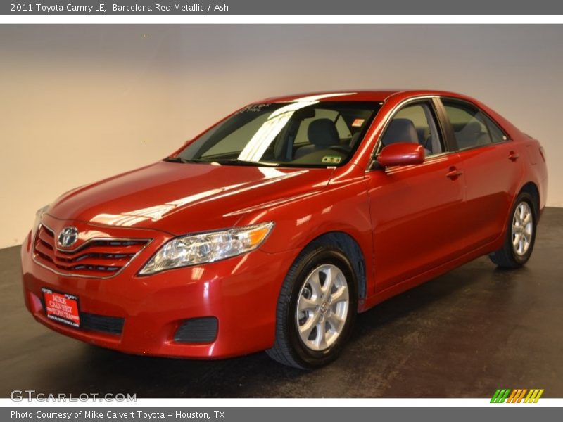 Barcelona Red Metallic / Ash 2011 Toyota Camry LE