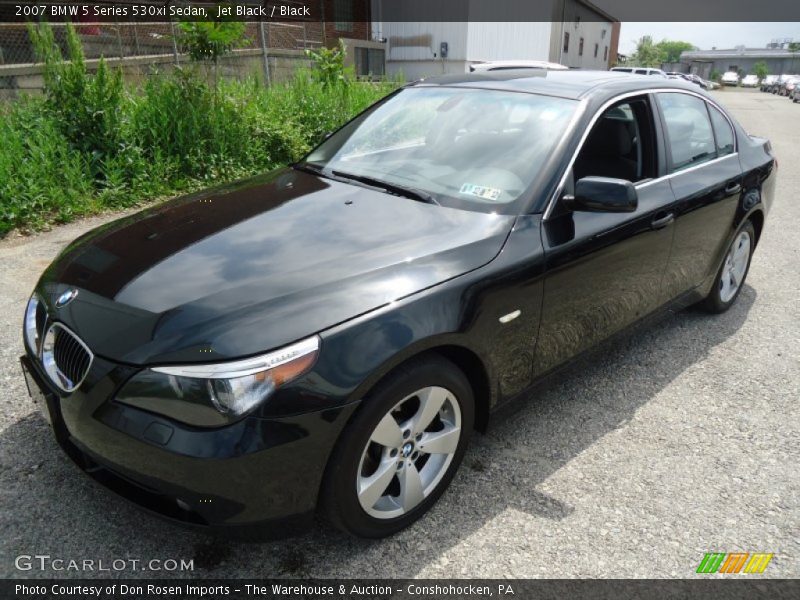 Jet Black / Black 2007 BMW 5 Series 530xi Sedan