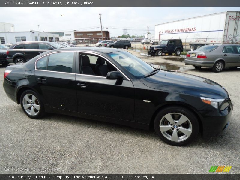 Jet Black / Black 2007 BMW 5 Series 530xi Sedan