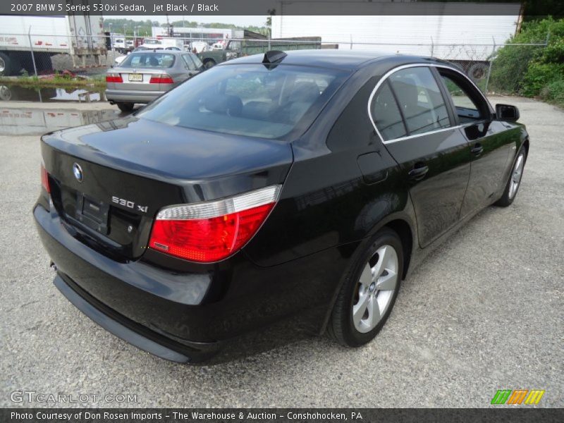 Jet Black / Black 2007 BMW 5 Series 530xi Sedan