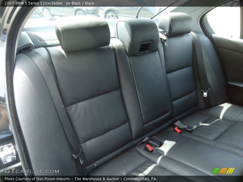 Jet Black / Black 2007 BMW 5 Series 530xi Sedan
