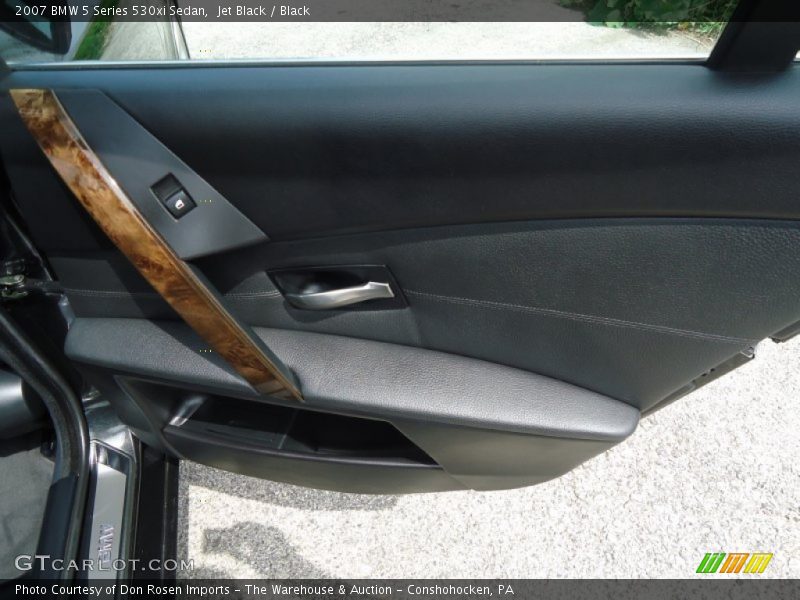 Jet Black / Black 2007 BMW 5 Series 530xi Sedan