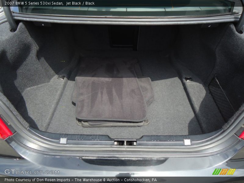 Jet Black / Black 2007 BMW 5 Series 530xi Sedan