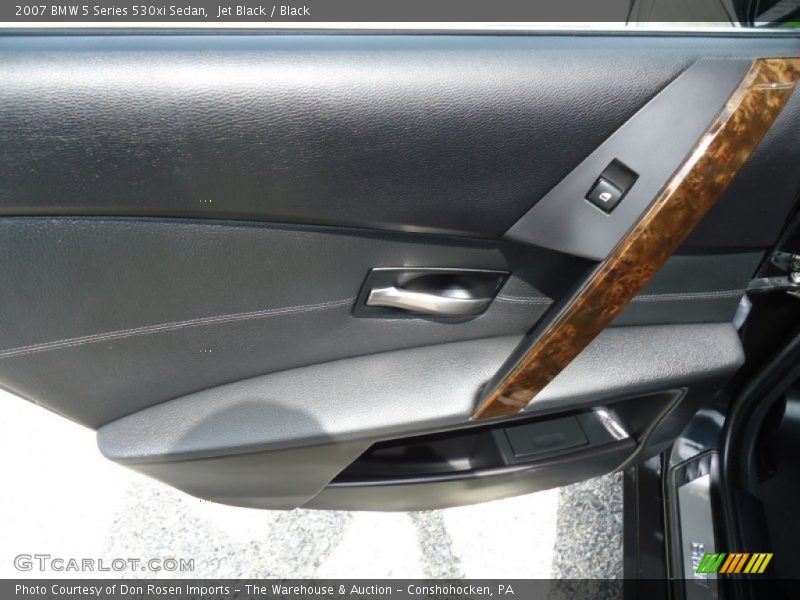Jet Black / Black 2007 BMW 5 Series 530xi Sedan