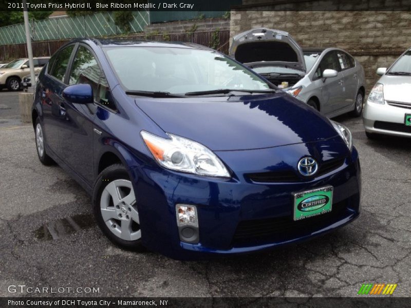 Blue Ribbon Metallic / Dark Gray 2011 Toyota Prius Hybrid II
