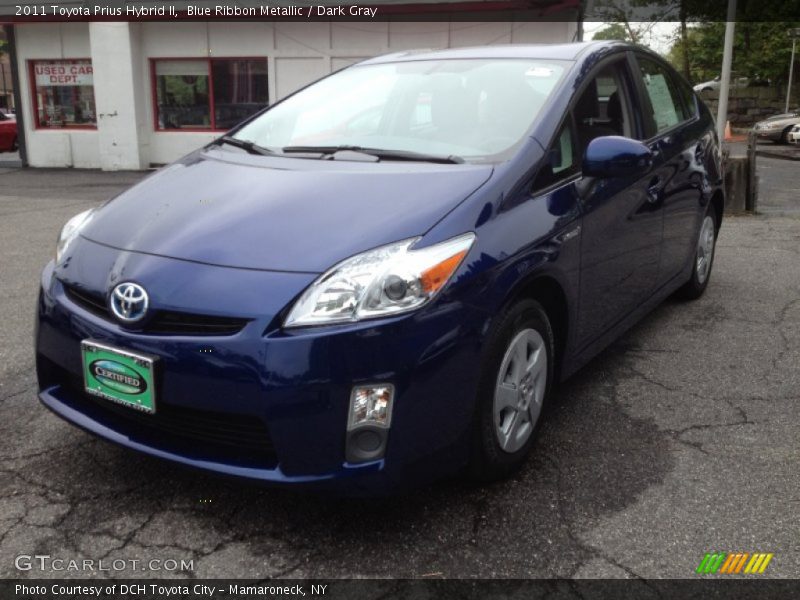 Blue Ribbon Metallic / Dark Gray 2011 Toyota Prius Hybrid II