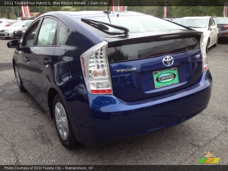 Blue Ribbon Metallic / Dark Gray 2011 Toyota Prius Hybrid II