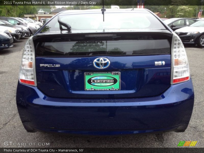 Blue Ribbon Metallic / Dark Gray 2011 Toyota Prius Hybrid II