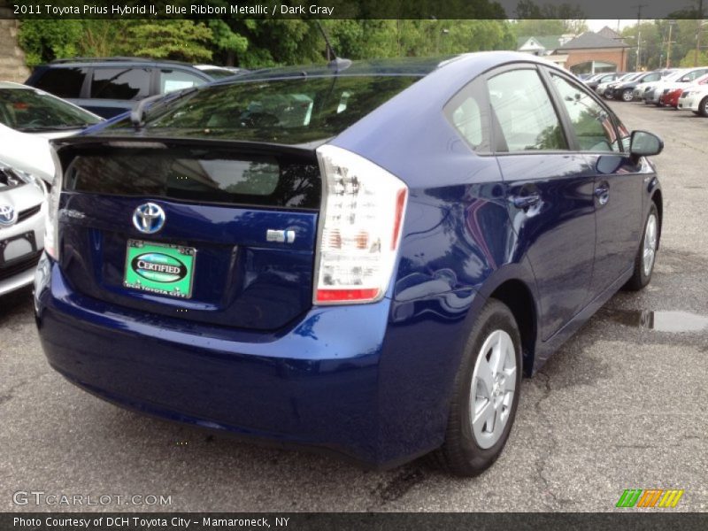 Blue Ribbon Metallic / Dark Gray 2011 Toyota Prius Hybrid II