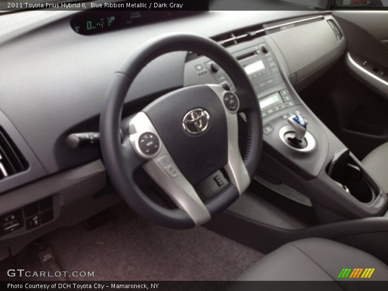 Blue Ribbon Metallic / Dark Gray 2011 Toyota Prius Hybrid II