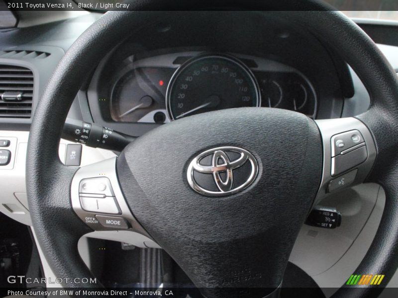Black / Light Gray 2011 Toyota Venza I4