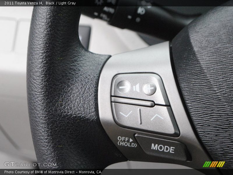 Black / Light Gray 2011 Toyota Venza I4
