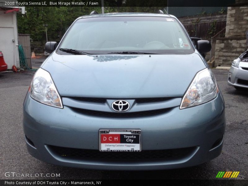 Blue Mirage Metallic / Fawn 2008 Toyota Sienna LE