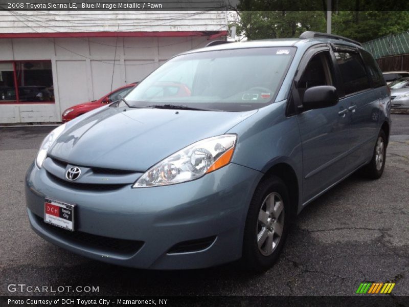 Blue Mirage Metallic / Fawn 2008 Toyota Sienna LE